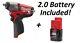 Milwaukee 2454-20 M12 Fuel 3/8 Impact Gun Wrench With Belt Clip And 2.0 Battery