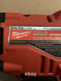 Milwaukee 2767-20 M18 FUEL 1/2 Drive Impact Wrench Gun with 3.0 Battery New
