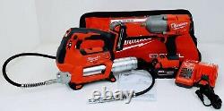 Milwaukee 2767-22GG M18 Fuel 1/2 High Torque Impact Wrench with M18 Grease Gun