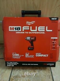 Milwaukee 2767-22 Fuel High Torque 1/2 Impact Gun Wrench with Friction Ring Kit