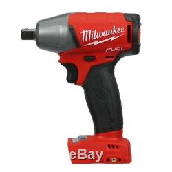 Milwaukee Brushless 1/2 In Impact Wrench M18 18 Volt Cordless Compact Torque Gun