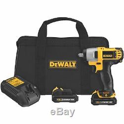 NEW Gun Wrench Kit with Battery and Bag Dewalt 12V Lithium Ion 3/8 Drive Impact