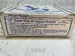 NOS Blue Point 1/2 SUPER DUTY Air Impact Wrench AT555A Blue-Point Impact Gun