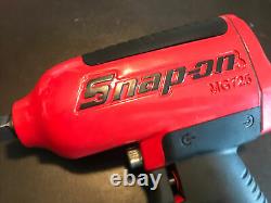 New SNAP-ON MG725 1/2 HEAVY DUTY AIR IMPACT WRENCH GUN Classic Snap-On RED