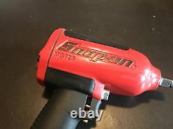 New SNAP-ON MG725 1/2 HEAVY DUTY AIR IMPACT WRENCH GUN Classic Snap-On RED