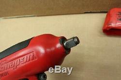 Nice Red Snap On 1/2 Air Impact Wrench Gun MG725 with Boot Tested Good