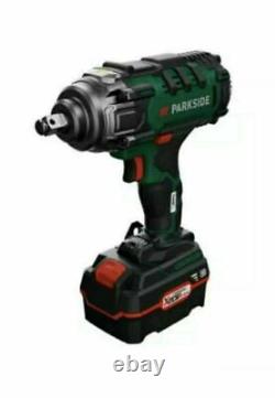 Parkside Cordless Vehicle Impact Wrench Nut Gun + 4Ah Battery & Charger 20-Li A1