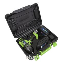 SEALEY Tools 18v 3ah Li-ion 1/2 Drive Battery Impact Wrench Gun Kit, CP400LIHV