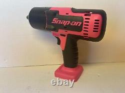 SNAP ON CT8850 IMPACT GUN 1/2 DRIVE IN PINK BODY ONLY 18v