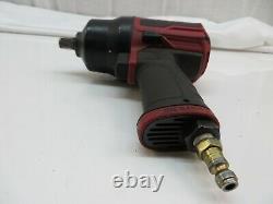 SNAP ON PT850 1/2 DRIVE IMPACT AIR WRENCH GUN With Rubber Boot