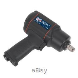 Sealey 1/2 Sq Dr Air Impact Wrench/Socket Gun/Ratchet Drill (1789 Nm) SA6007