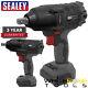 Sealey Cordless Impact Wrench 20v 1/2 Drive Brushless 700nm Body Only Buzz Gun