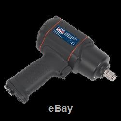 Sealey SA6007 1/2 Sq Dr Air Impact Wrench/Socket Gun/Ratchet Drill (1789 Nm)