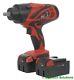 Sealey Tools Cp3005 18v 1/2 Drive Cordless Impact Wrench Gun With 2 Batteries