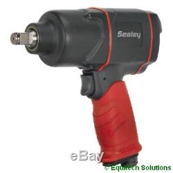 Sealey Tools GSA6006 1/2 Drive Air Impact Wrench Gun Twin Hammer Nut Runner New