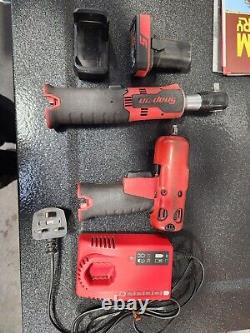 Snap On 14.4V 3/8 Impact Gun And 3/8 Ratchet With One Battery And Charger