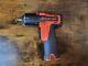 Snap On 14.4v Cordless 3/8 Drive Impact Gun Wrench Red Cteu761a Orange