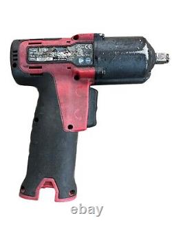 Snap On 14.4v MicroLithium Cordless 3/8 Drive Impact Gun Wrench Body Red CT761