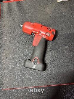 Snap On 14.4v MicroLithium Cordless 3/8 Drive Impact Gun Wrench Red CTEU761