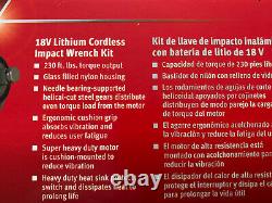 Snap On 18V Lithium Cordless 1/2 Inch Gun Impact Wrench Kit CTEU8815B Brand New