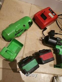 Snap On 18 Impact Wrench Driver 1/2 Gun Paid 800 with charger and 2 Batteries