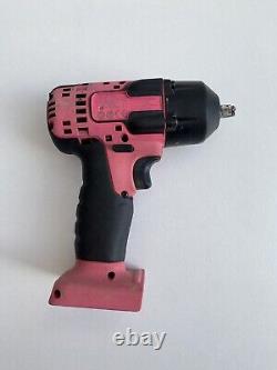 Snap On 18v 3/8 Drive MonsterLithium Cordless Impact Gun Body Pink CTEU8810