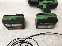 Snap On 18v Impact Gun, Grinder, Charger & 3 X Batteries