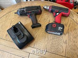 Snap On 18v Impact Wrench Gun, Drill With Battery And Charger 1