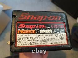 Snap On 18v Li- Ion Impact Wrench Gun Charger with boots 1/2 Inch CTEU7850