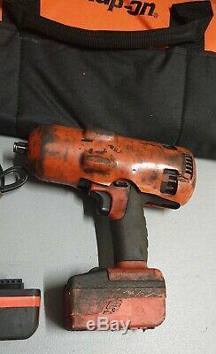 Snap On 18v Monster Lithium Ion 1/2 Drive Cordless Impact Wrench Gun Tool CT785