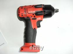 Snap On 1/2 Drive 3/8 Size 18v Lithium-Ion Impact Gun Wrench Red. CTEU8815B