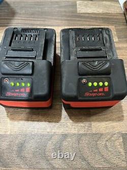 Snap-On 1/2 Drive Cordless Impact Wrench 18V 2 Batteries And A Charger