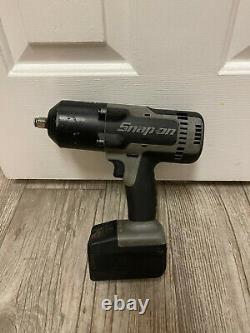 Snap-On 1/2 Impact Wrench 18V CT8850S With Battery CTB8185BK Gun Metal