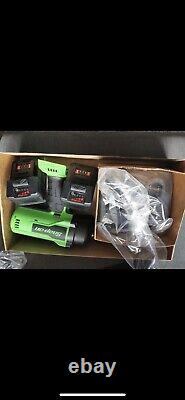 Snap On 1/2 Impact Wrench Gun 18v with 2 Batteries and charger