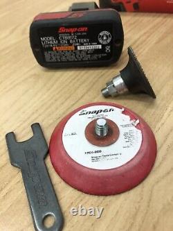 Snap On 3/8 14.4v MicroLithium Cordless Impact Gun, Ratchet and sander/polisher