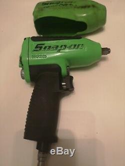 Snap On 3/8 Drive Air Impact Gun Wrench MG325 Hi-Green