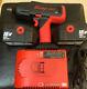 Snap-on Ct6850 18v 1/2 Impact Wrench Gun With Two 18v Batteries And Charger