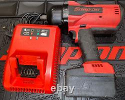 Snap On CT9075 CTEU9075 Impact Wrench Gun + Battery And Charger CTB8185 CTC720