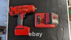 Snap On CTC720 1/2 Impact Gun With Two Batteries And Charger