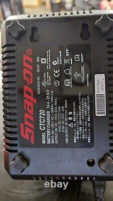 Snap On CTC720 1/2 Impact Gun With Two Batteries And Charger