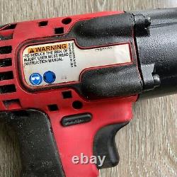 Snap On CTEU8810A 3/8 Drive 18v Cordless Impact Wrench Gun Body Only In Red