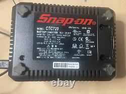 Snap On CTEU 7850 1/2 Impact Gun CTEU7850, 2 Batteries Plus Charger