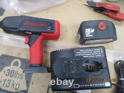 Snap-On Cordless 1/2 Impact Wrench CT4850H0 set with Battery and Charger