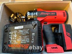 Snap On Ct9075 18v 1/2 Brushless Drive Impact Gun Battery And Charger Ct9080