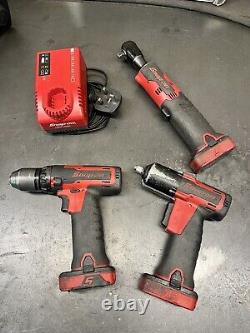 Snap On Electric Package, 3/8 Impact Gun + 3/8 Electric Ratchet and 3/8 Drill
