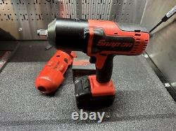 Snap On Impact Gun With Two Battery's And Protective Boot