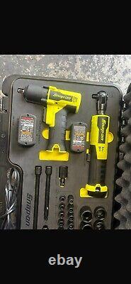 Snap On Tool Kit With Battery Ratchet and Impact Gun