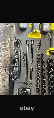 Snap On Tool Kit With Battery Ratchet and Impact Gun