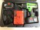 Snap-on Tools1/2drive 18v Green Impact Gun With2 Batteries/charger/casect6850ho