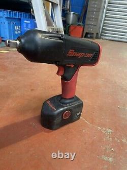 Snap On Tools 18v 1/2 Drive Impact Wrench Gun + 3 Batteries Recently Refurb